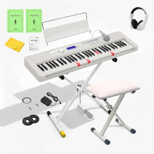 Amazon.co.jp: 【カラー統一セット】カシオ LK-540 BK ブラック 光